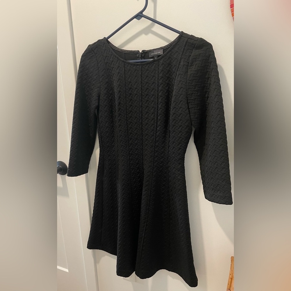 The Limited Black Long Sleeve Dress